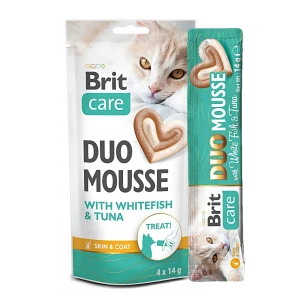 Brit Care Duo Musse Treat Whitefish & Tuna 4x14g